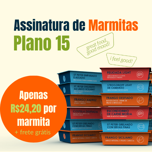 Assinatura - 15 marmitas