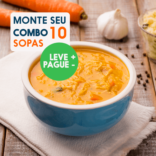 monte seu combo - 10 sopas