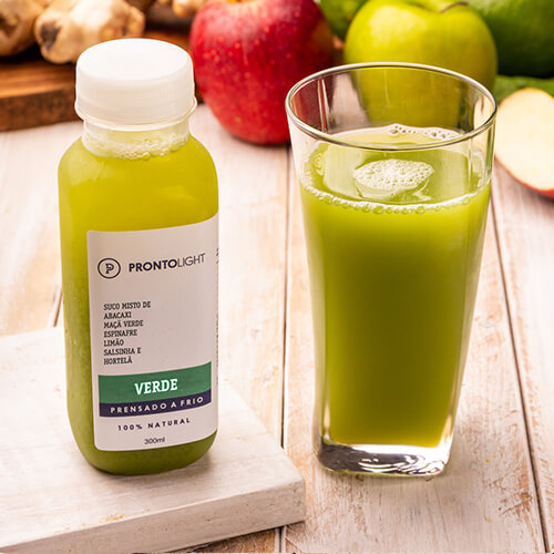 suco prensado a frio PRONTO LIFE (verde)