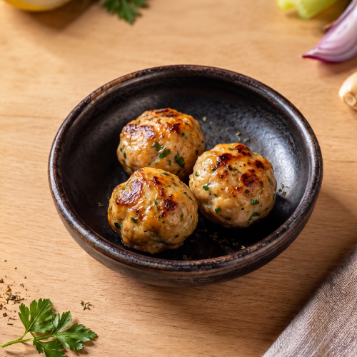 almôndega de frango