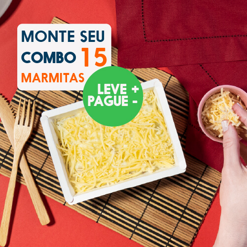 monte seu combo - 15 marmitas