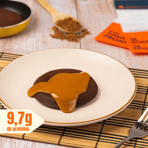 panqueca proteica doce - cacau