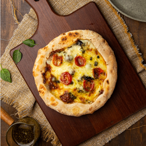 pizza marguerita - longa fermentação